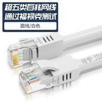 AMPJINGCAI 网线家用千兆超6六类5类电脑成品路由器连接线网络对接头宽带接口