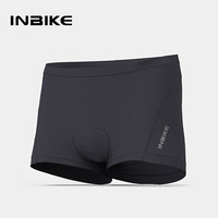 INBIKE骑行内裤男款公路车短裤山地车单车护垫裤舒适透气深灰色XL