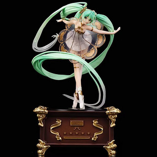 NXDL 南旭动力 初音未来MIKU周边手办公仔模型Q版卡通动漫可动人偶摆件生日礼物 5周年交响乐翩翩起舞初音约30cm