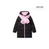 特步 XTEP儿童羽绒服女小童加厚保暖户外运动外套