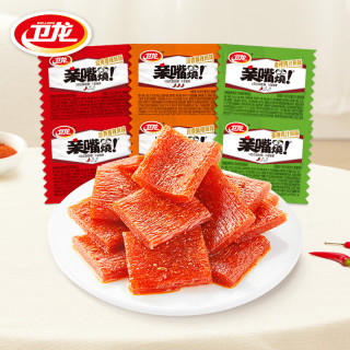 有券的上：卫龙 辣条亲嘴烧儿时麻辣香辣怀旧辣味零食休闲食品 混合口味30包372g