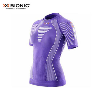 X-BIONIC XBIONIC运动舒适效能跑步女士短袖衫 V052紫色/白色 XS(155/80A)