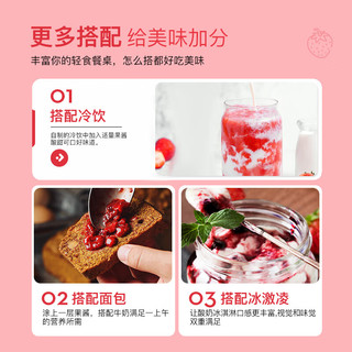 Bizim Tarla阿塞拜疆进口果肉酱吐司涂抹酱冰淇淋面包搭档400g 草莓果酱
