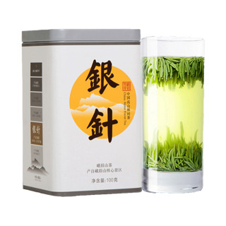 峨眉雪芽银针100g 2024新茶四川峨眉山高山绿茶茶叶自饮实惠罐装