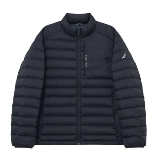 NAUTICA/诺帝卡男装秋冬防轻泼水时尚纯色立领保暖羽绒服JO3323