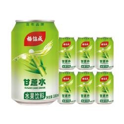 杨协成 甘蔗水饮料竹蔗水果蔬汁6罐
