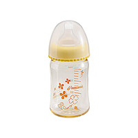 KIDS&MAMA 进口宝宝PPSU宽口婴幼儿奶瓶黄色160mL