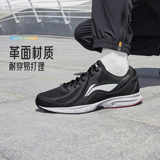 LI-NING 李宁 跑步鞋透气拼接网面软底耐磨休闲运动鞋ARSU109 40