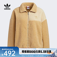 adidas 阿迪达斯 三叶草2022女子PF SHERPA W梭织外套HY7277