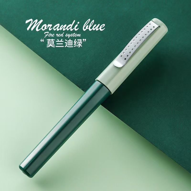 金豪钢笔166莫兰迪复古色用正姿练字书法特细尖高颜值墨水笔EF尖0.38mm