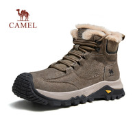 骆驼 CAMEL雪地靴2024冬季加绒棉鞋东北零下40度皮毛一体男鞋防寒靴