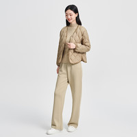 波司登24秋季轻薄羽绒服女短款V领秋外套波浪纹内搭叠穿三防