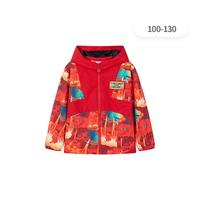 特步 XTEP儿童外套春秋季幼童小童拜年衣服保暖风衣男童男生连帽运动上衣