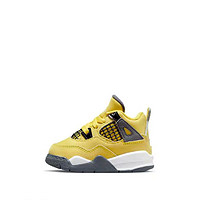 耐克（NIKE） Air Jordan 4 AJ4 电母黑黄灰黄麂皮 篮球鞋 CT8527-700 BQ7670-700【TD婴童】 38.5