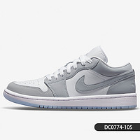 NIKE 耐克 官方正品AIR JORDAN 1 女子低帮刺绣板鞋 DC0774-004