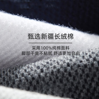 浪莎五指袜男纯棉防臭夏季网眼薄款中筒袜男士运动透气五趾袜5双装 【纯棉中筒】黑2灰2白1
