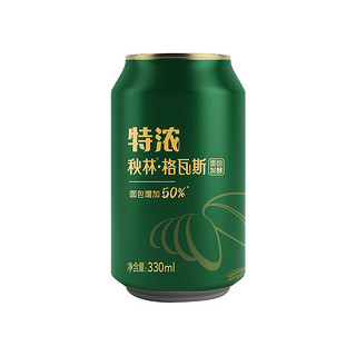 秋林·格瓦斯 特浓格瓦斯面包发酵饮料330ml*12罐