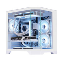 玩嘉 WJCOOLMAN梦想家MINI电脑机箱台式机MATX鱼缸海景房240水冷全侧透ITX主板