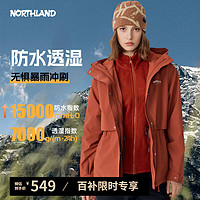 移动端、京东百亿补贴：NORTHLAND 诺诗兰 情侣款冲锋衣10119784680454