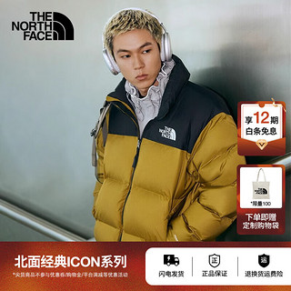 北面（The North Face）1996Nuptse高蓬鹅绒羽绒服ICON潮牌款经典24秋冬|3C8D 5HO/苔藓绿 L /180（150-170斤）