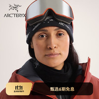 ARC'TERYX始祖鸟 RHO LIGHTWEIGHT WOOL NECK GAITER 男女同款 滑雪围脖 Black/黑色 均码