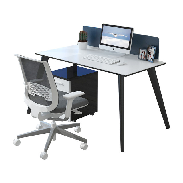 麦森maisen 麦森 办公桌 办公家具员工电脑桌 职员办公桌 经理桌 1.2米单人工位 白色 可定制 MS-GW-131