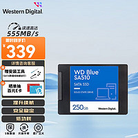 西部数据 WD）笔记本台式机电脑 SSD固态硬盘 SA510 SATA Blue系列 3D技术 高速读写 SA510 500GB