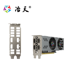 冶天 多屏显示2U小卡 4屏显卡GT750 GT730 4HDMI半高小机箱适配 炒股4分屏 小卡 点对点直播 4GB GTX750