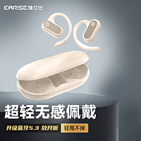 EARISE 雅兰仕 无线蓝牙耳机挂耳式骨传导概念不入耳开放式耳运动跑步骑行用于苹果华为 BT11肤色