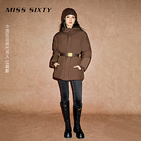 MISS SIXTY 江疏影同款Miss Sixty2024秋季新款磨毛牛仔裤铅笔裤