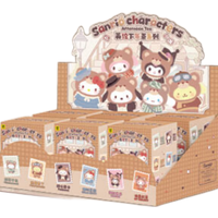 TOPTOY 三丽鸥家族英伦下午茶搪胶毛绒 盲盒 整盒