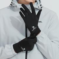 骆驼 CAMEL触屏手套跑步骑行防滑加绒保暖运动手套中性运动手套薄款手套