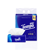 Tempo 得宝 天然无香抽纸面巾纸 4层加厚 3包×90抽