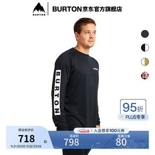 BURTON 伯顿 官方男士ROADIE打底T恤圆领长袖T恤打底衫速干153771 15377107002 S