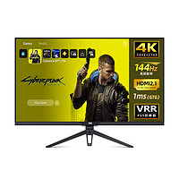 AK 32英寸4K144Hz显示器HDMI2.1电竞游戏PS5台式电脑150Hz32英寸4K144Hz/内置音响/Type-c