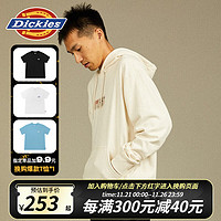 Dickies 帝客 卫衣 简约邮票印花卫衣 男女同款 休闲舒适DK012595 白鹭白 XXL