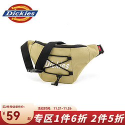 Dickies 帝客 腰包  男女情侣配饰腰包斜挎包010529 卡其色