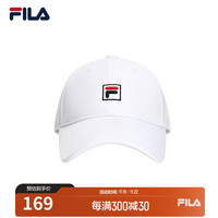 FILA 斐乐官方棒球帽情侣款春款时尚经典休闲鸭舌帽遮阳帽  XS
