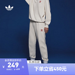 adidas 阿迪达斯 三叶草女装冬季束脚运动裤IN0976 奇妙白 A/XL