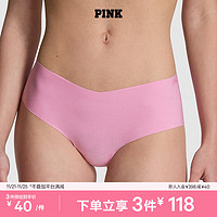 VICTORIA'S SECRET PINK舒适低腰半包臀女士内裤 69IS月光石粉 11246718 XS