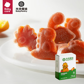 BabyPantry 光合星球 babycare儿童零食香蕉草莓果糕宝宝零食水果肉条香蕉草莓果果45g