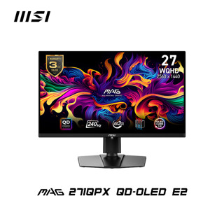 移动端、京东百亿补贴：MSI 微星 MAG 271 QPX  QD-OLED E2  26.5英寸2K电竞显示器240Hz刷新 0.03ms响应HDR400