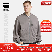 G-STAR RAW24秋冬GA-1 飞行员夹克宽松休闲舒适保暖男装外套上衣D25107 暗灰 L