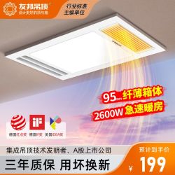 YOUPON 友邦集成吊顶 友邦 浴霸风暖集成吊顶排气照明一体洗澡取暖器浴室暖风机
