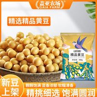 盖亚农场精品黄豆500g袋装新豆圆润农家豆香新鲜营养豆浆新豆