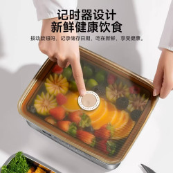 康巴赫 保鲜盒食品级304不锈钢便当盒冰箱密封微波炉加热饭盒