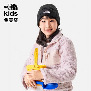 THE NORTH FACE 北面 童装仿羊羔绒抓绒外套儿童女保暖23冬新款|82TE JK3/黑色 140cm M（140/68）