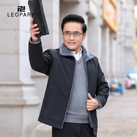 爸爸冬装外套中年加绒加厚棉袄秋冬季老人棉服爷爷中老年人棉衣男