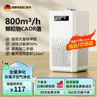 柠檬风 负离子空气净化器除甲醛新房家用卧室消毒烟味活性炭烟雾净化机