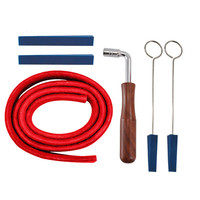 XIODLER 星帝 钢琴通用调律工具 调琴扳手调音止音叉橡胶棒配件六件套 标准版六件套装